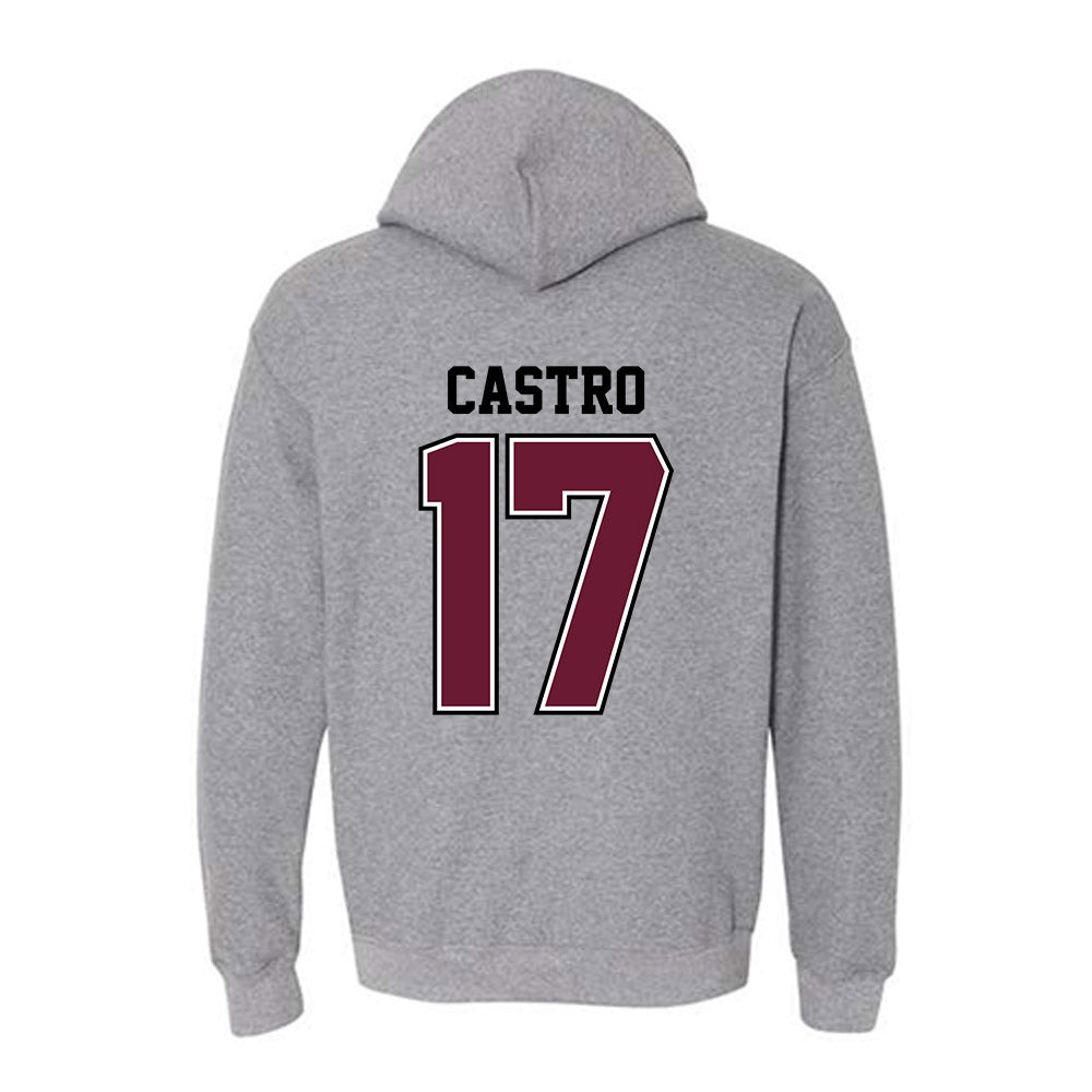 AAMU - NCAA Baseball : Isaac Castro - Classic Shersey Hooded Sweatshirt-1