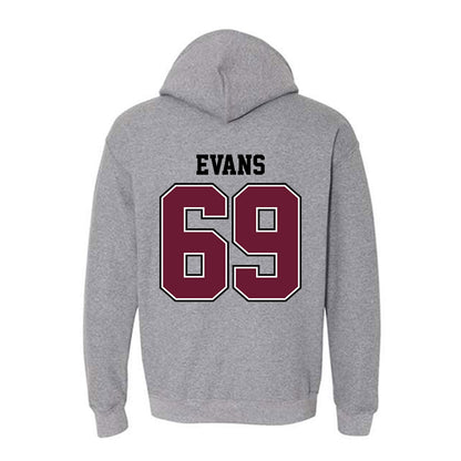 AAMU - NCAA Football : Kavaughn Evans - Classic Shersey Hooded Sweatshirt-1