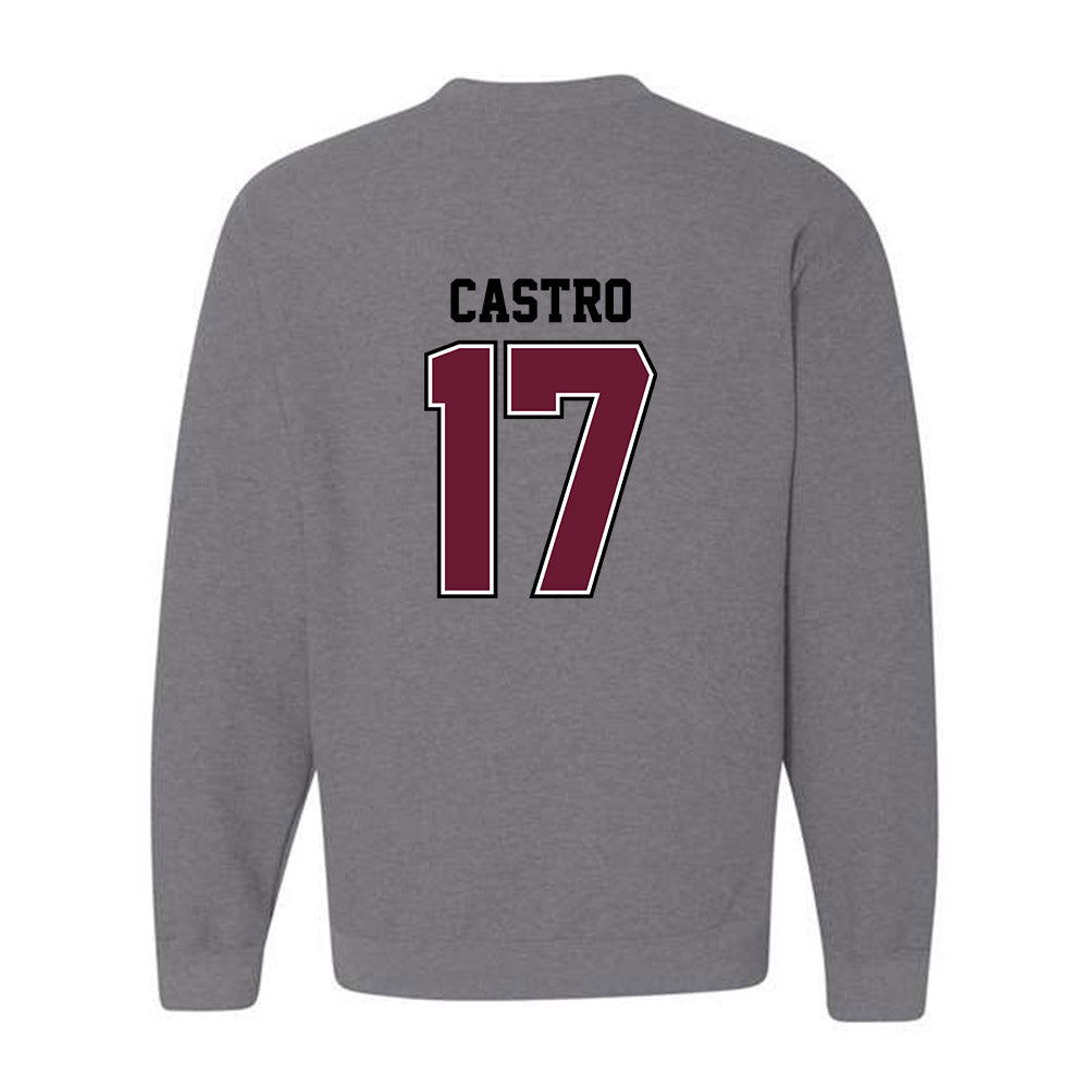 AAMU - NCAA Baseball : Isaac Castro - Classic Shersey Crewneck Sweatshirt-1