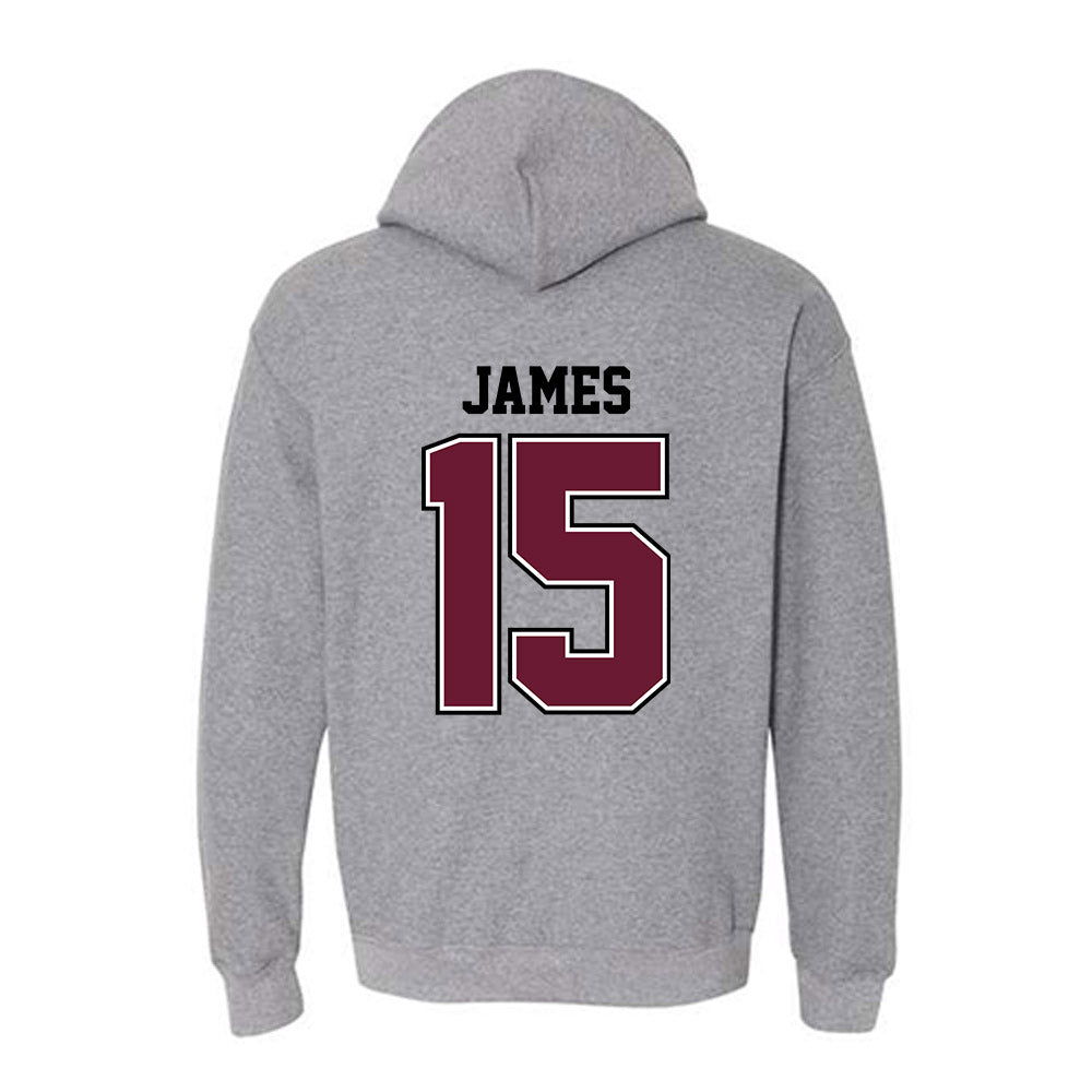 AAMU - NCAA Football : Desmon James - Classic Shersey Hooded Sweatshirt-1