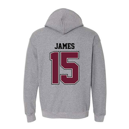 AAMU - NCAA Football : Desmon James - Classic Shersey Hooded Sweatshirt-1