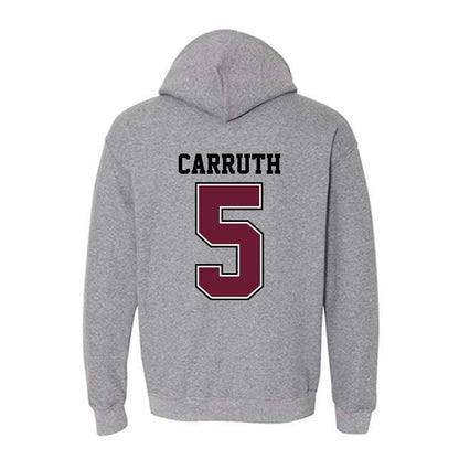 AAMU - NCAA Men's Basketball : Jalen Carruth - Classic Shersey Hooded Sweatshirt-1