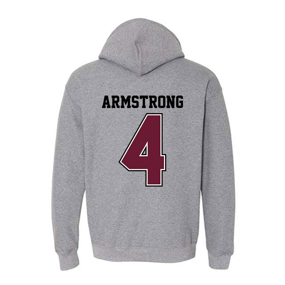 AAMU - NCAA Football : Mac Armstrong - Classic Shersey Hooded Sweatshirt-1