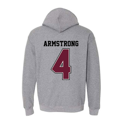 AAMU - NCAA Football : Mac Armstrong - Classic Shersey Hooded Sweatshirt-1