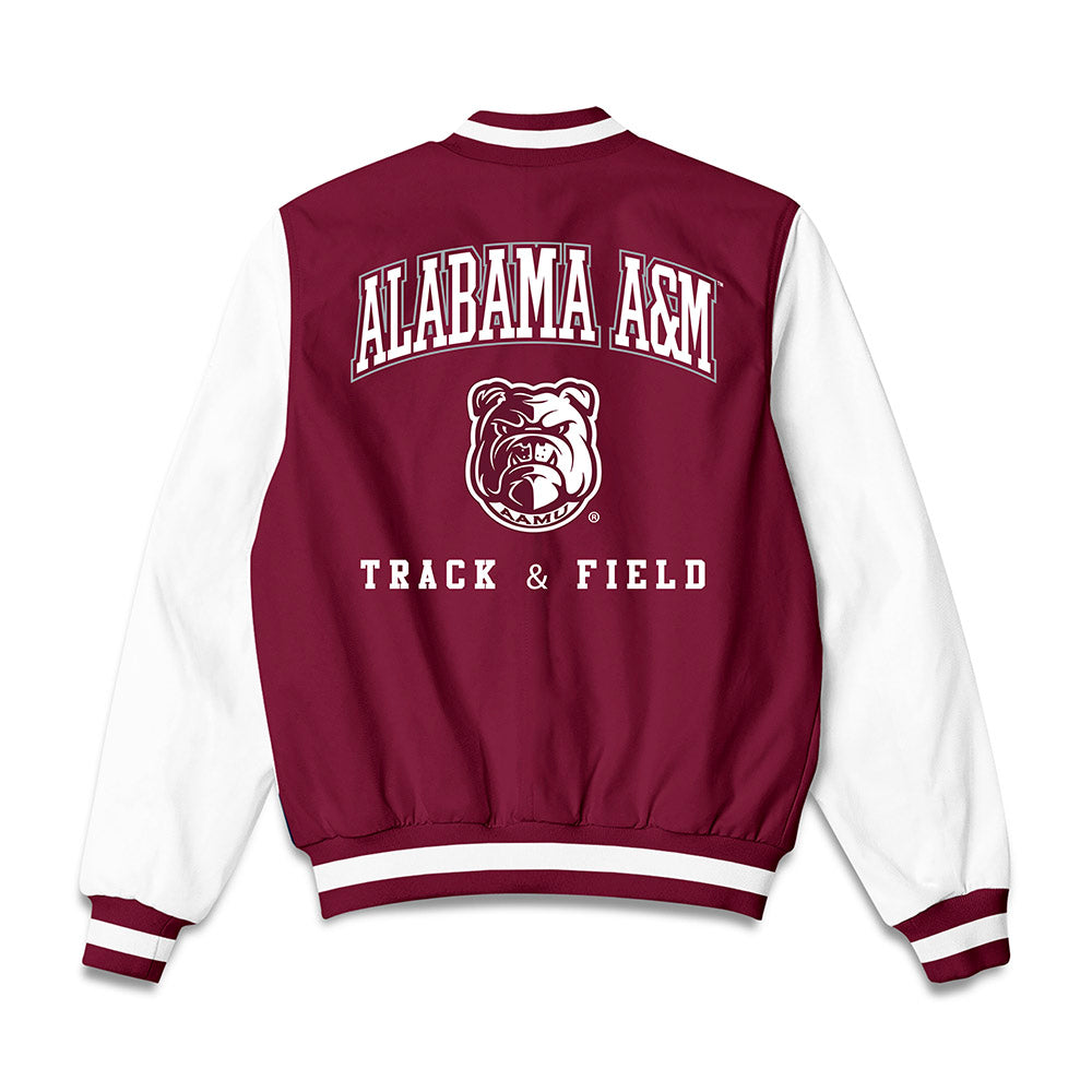 AAMU - NCAA Men's Track & Field : Sherman Lattimore - Bomber Jacket-1