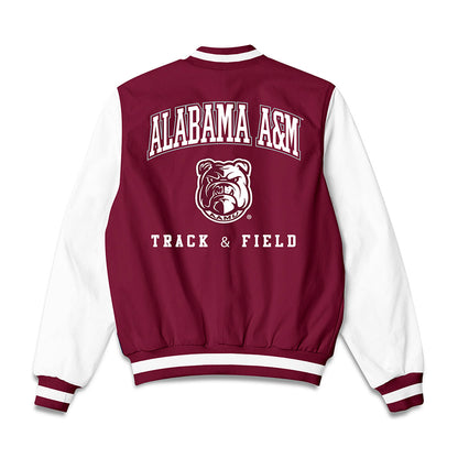 AAMU - NCAA Men's Track & Field : Sherman Lattimore - Bomber Jacket-1