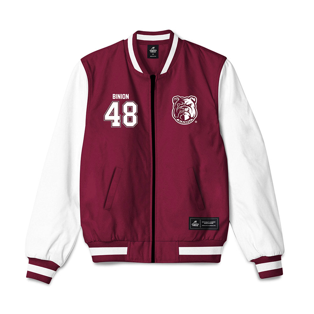 AAMU - NCAA Football : Gabriel Binion - Bomber Jacket-0