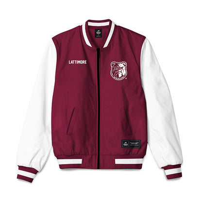 AAMU - NCAA Men's Track & Field : Sherman Lattimore - Bomber Jacket-0