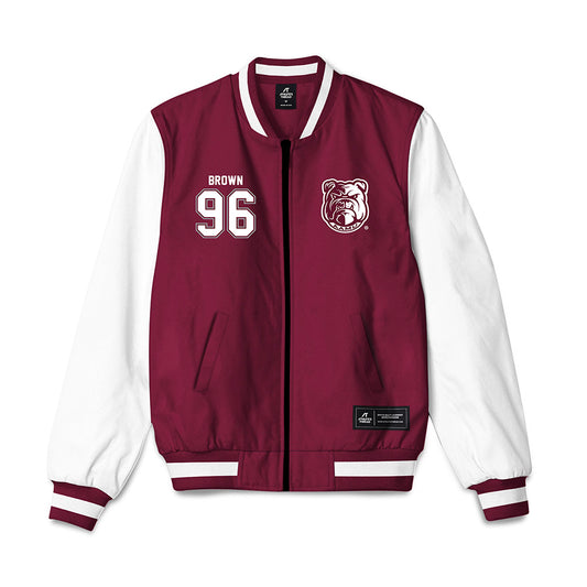 AAMU - NCAA Football : Jorhdan Brown - Bomber Jacket-0