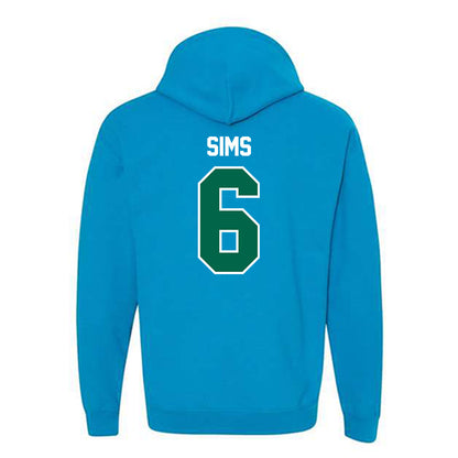 Tulane - NCAA Football : Joshua Sims - Hooded Sweatshirt-1