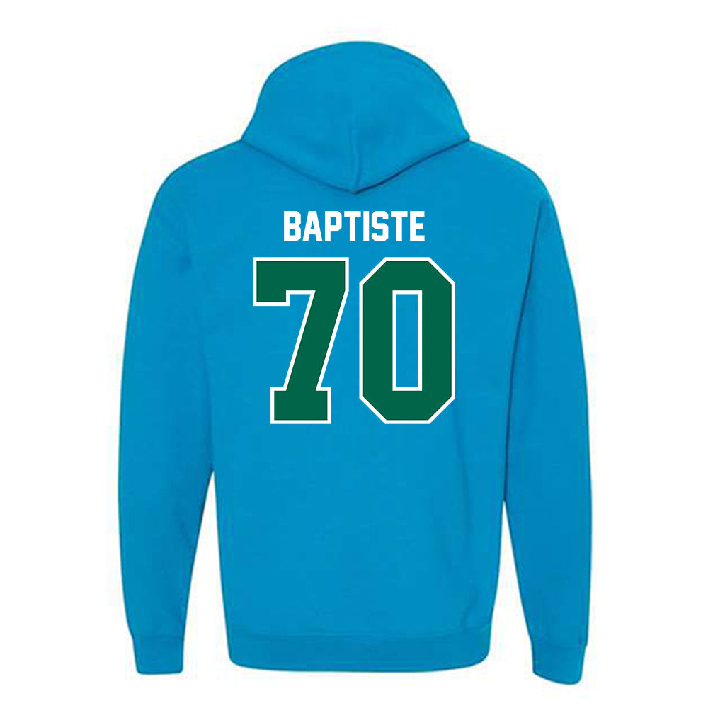 Tulane - NCAA Football : Juelz Baptiste - Hooded Sweatshirt-1