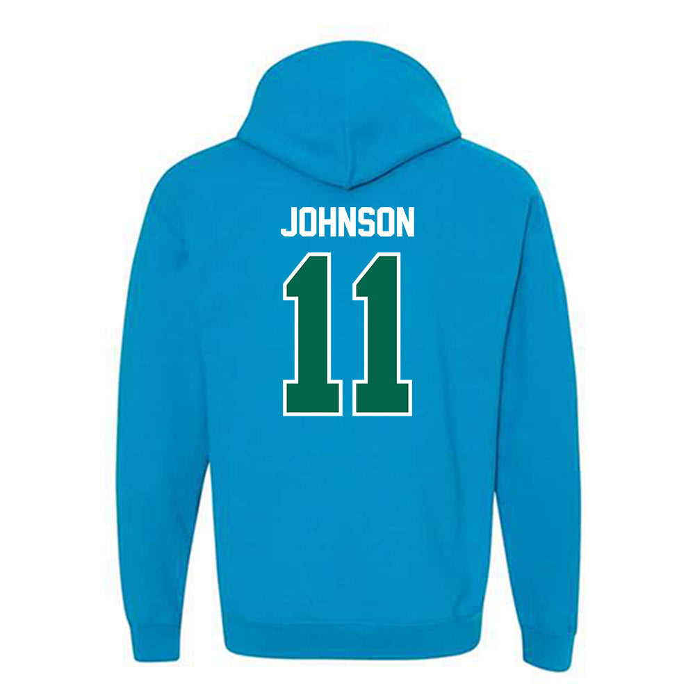 Tulane - NCAA Football : Trace Johnson - Hooded Sweatshirt-1