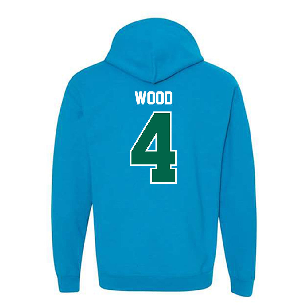 Tulane - NCAA Baseball : Tye Wood - Hooded Sweatshirt-1