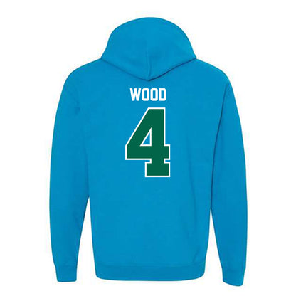 Tulane - NCAA Baseball : Tye Wood - Hooded Sweatshirt-1