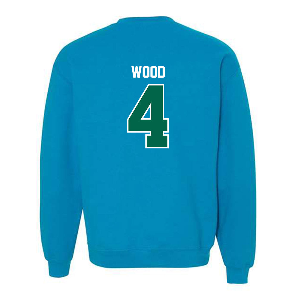 Tulane - NCAA Baseball : Tye Wood - Crewneck Sweatshirt-1
