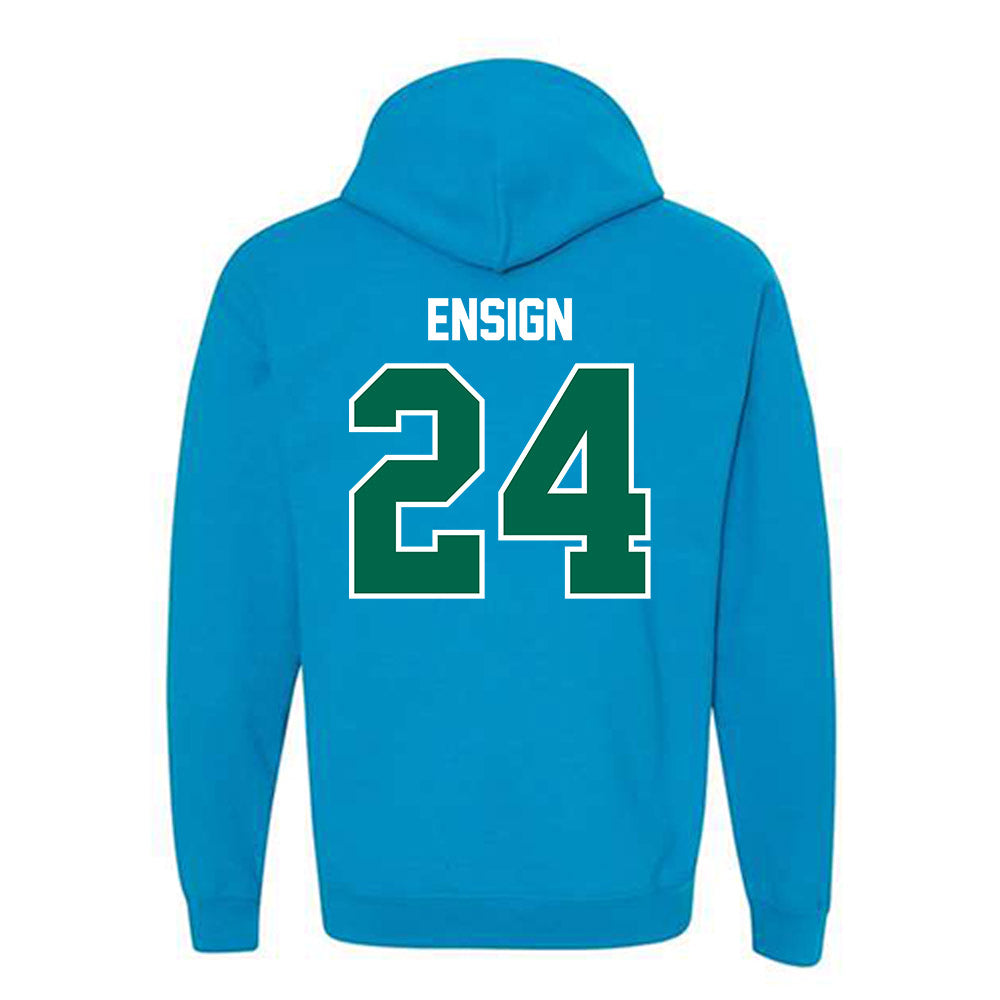 Tulane - NCAA Beach Volleyball : Tawny Ensign - Hooded Sweatshirt-1