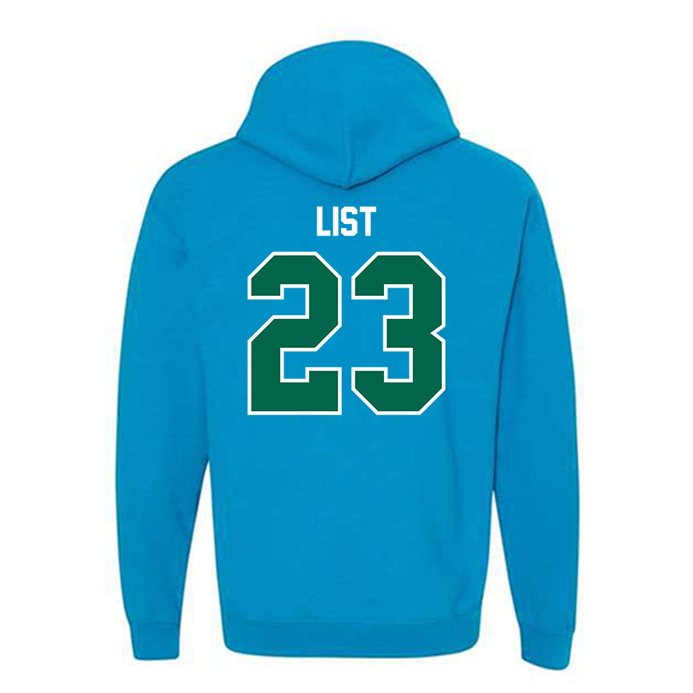 Tulane - NCAA Women's Volleyball : Chloe List - Hooded Sweatshirt-1