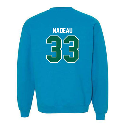 Tulane - NCAA Men's Basketball : Tj Nadeau - Crewneck Sweatshirt-1