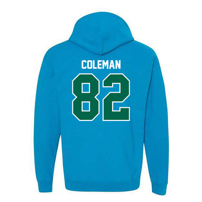 Tulane - NCAA Football : Keyshaun Coleman - Hooded Sweatshirt-1