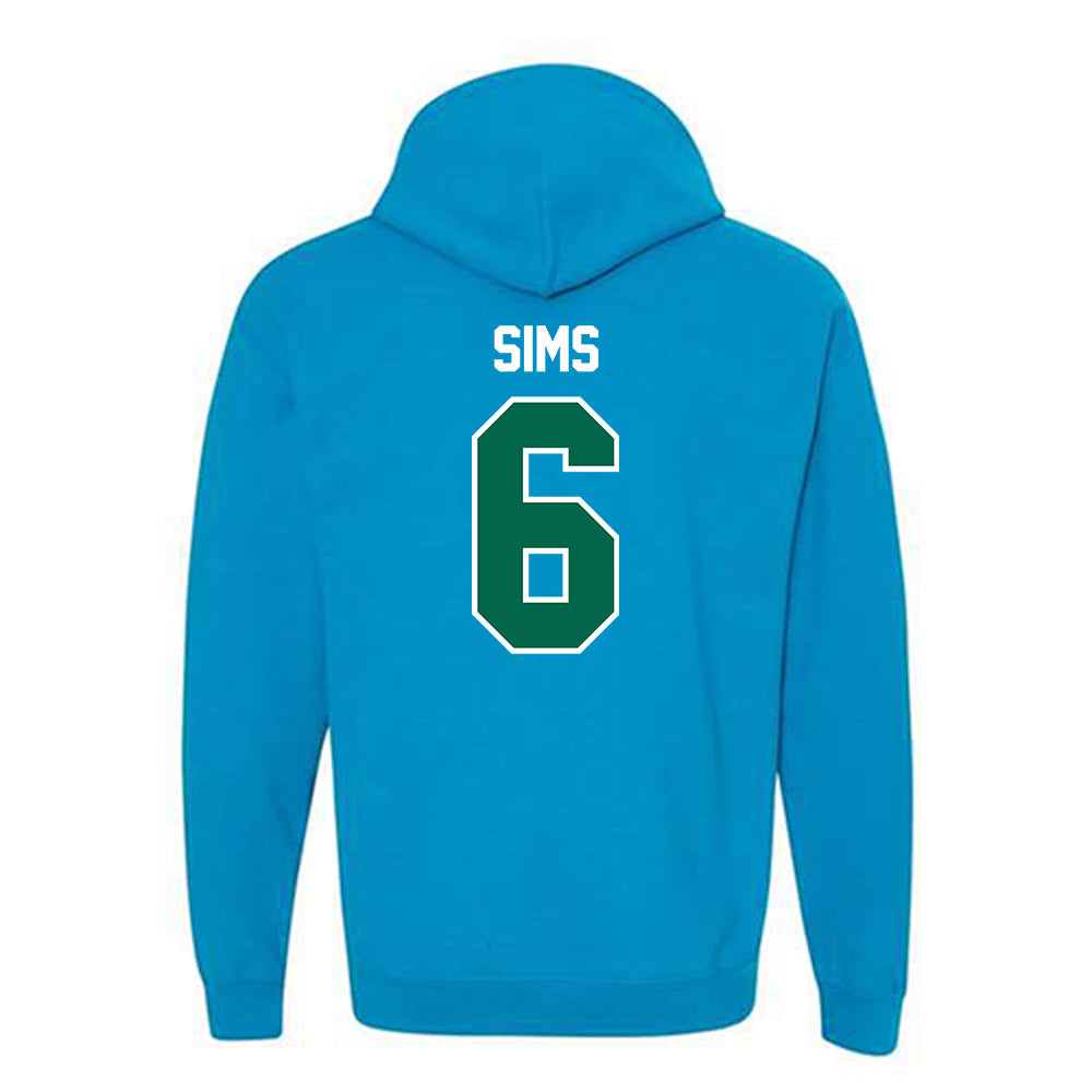 Tulane - NCAA Football : Joshua Sims - Hooded Sweatshirt-1