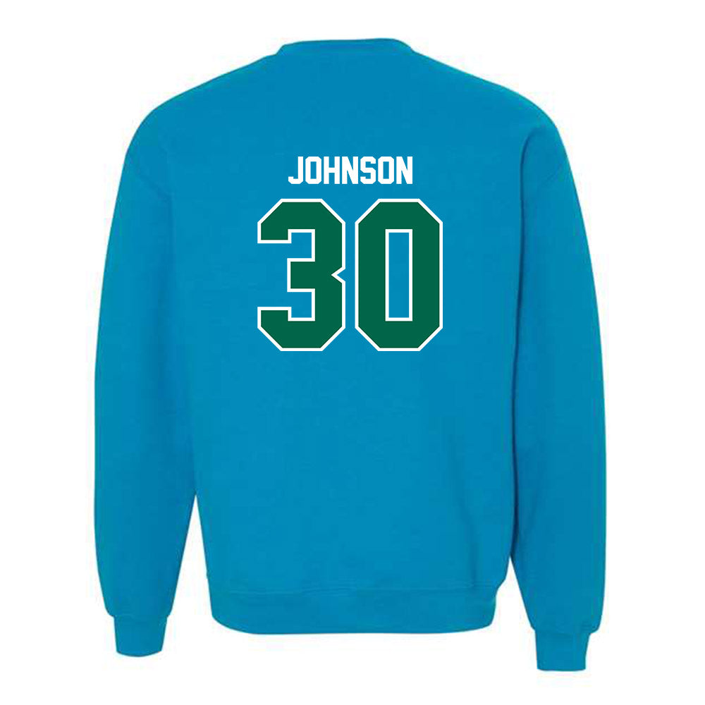 Tulane - NCAA Baseball : Nate Johnson - Crewneck Sweatshirt-1