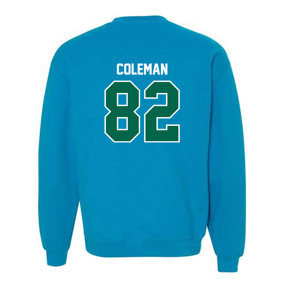 Tulane - NCAA Football : Keyshaun Coleman - Crewneck Sweatshirt-1