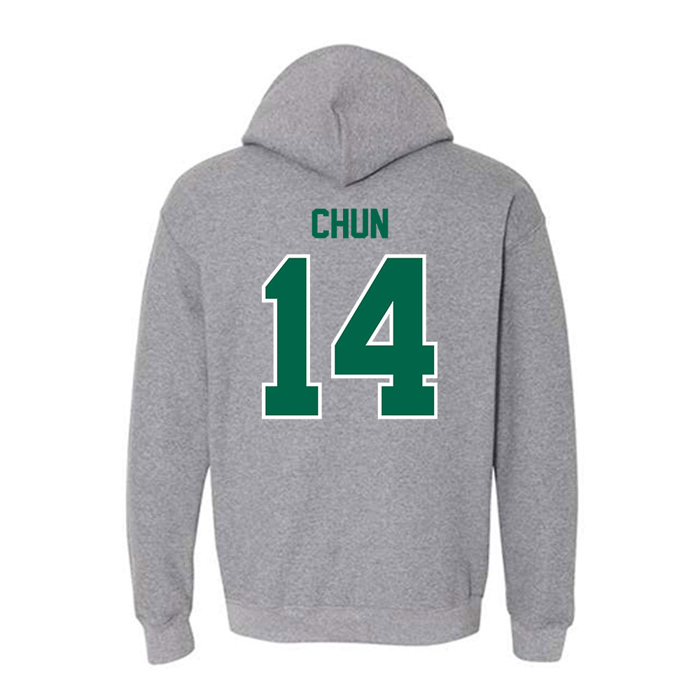 Tulane - NCAA Baseball : Tanner Chun - Classic Shersey Hooded Sweatshirt-1