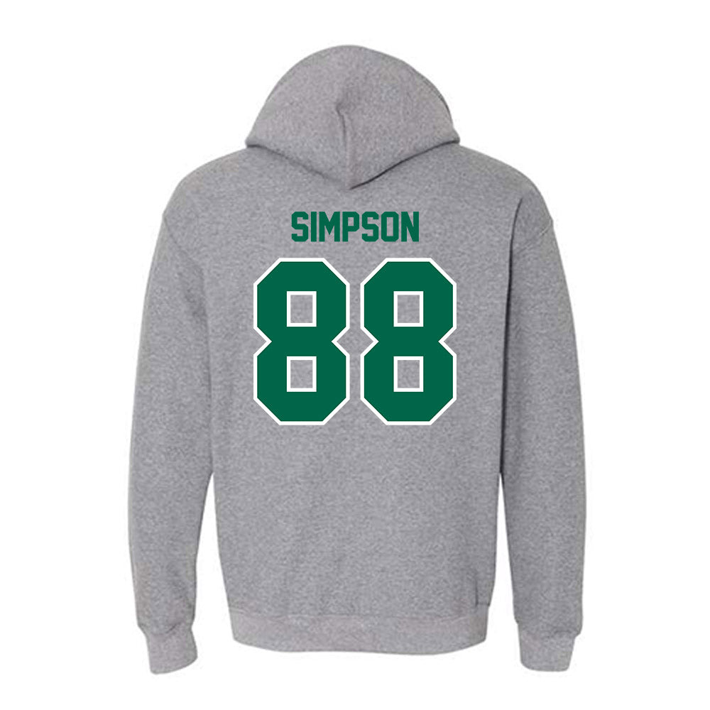 Tulane - NCAA Football : Colby Simpson - Classic Shersey Hooded Sweatshirt-1