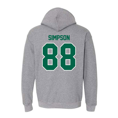 Tulane - NCAA Football : Colby Simpson - Classic Shersey Hooded Sweatshirt-1