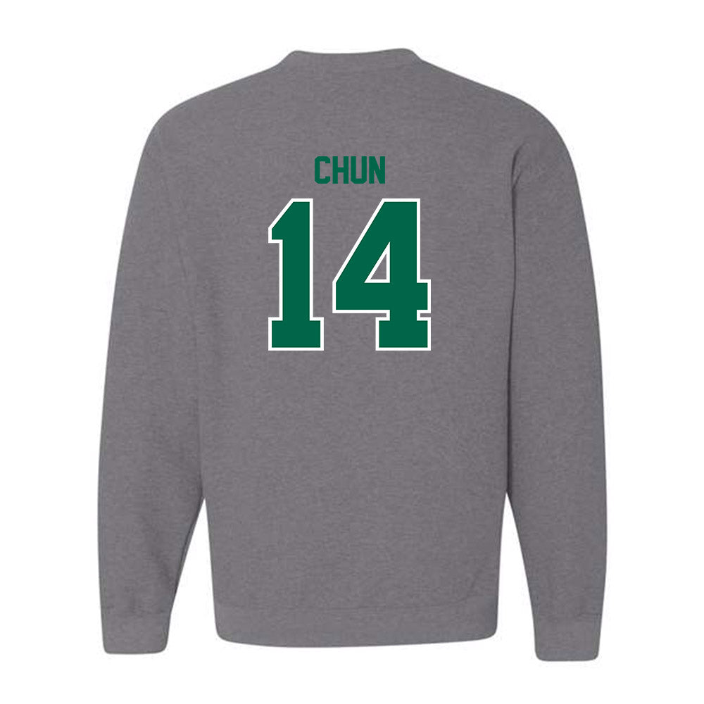 Tulane - NCAA Baseball : Tanner Chun - Classic Shersey Crewneck Sweatshirt-1