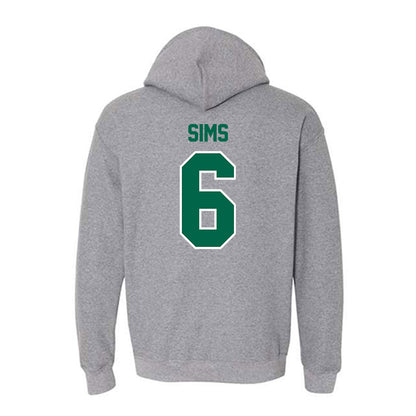 Tulane - NCAA Football : Joshua Sims - Classic Shersey Hooded Sweatshirt-1
