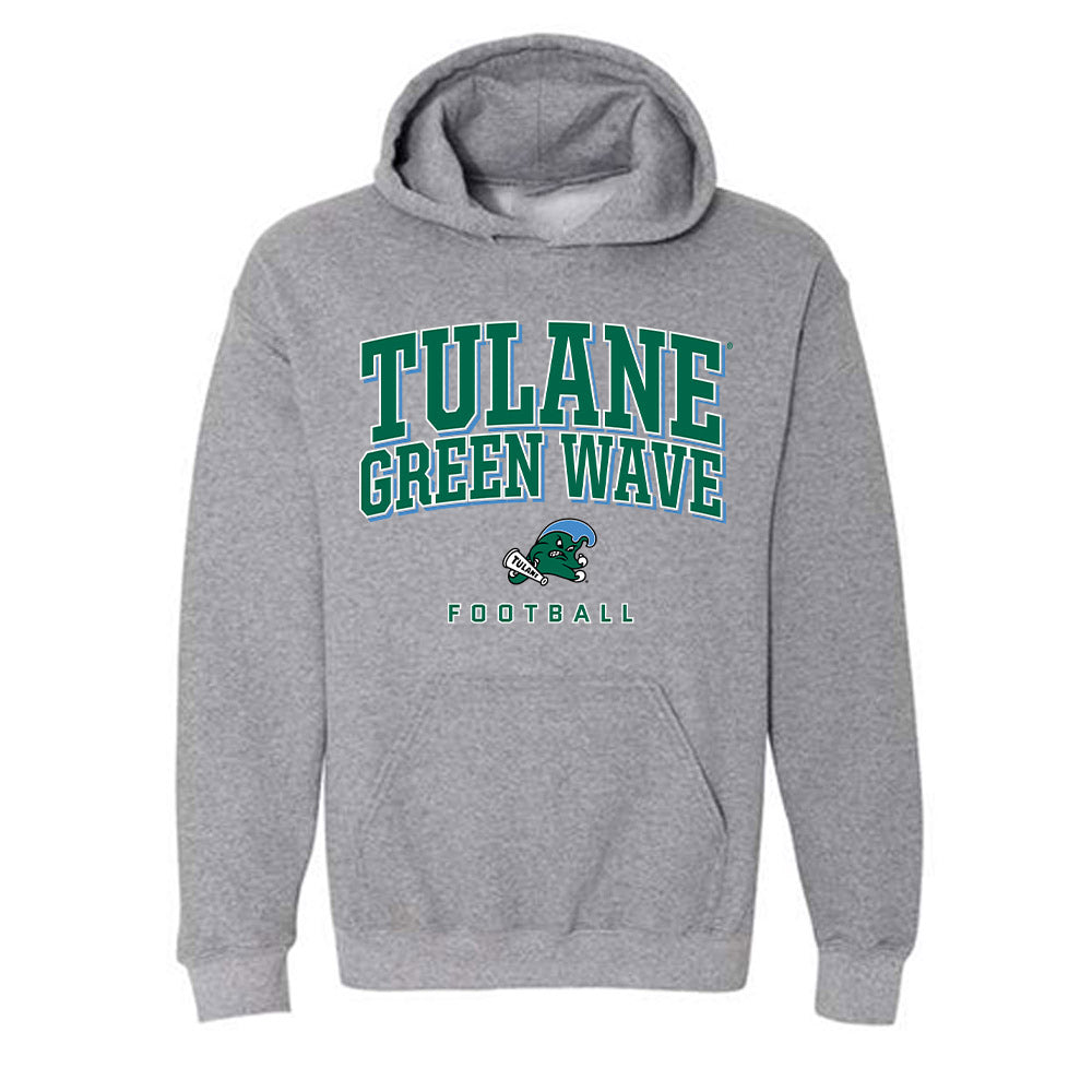 Tulane - NCAA Football : John Barton - Classic Shersey Hooded Sweatshirt-0