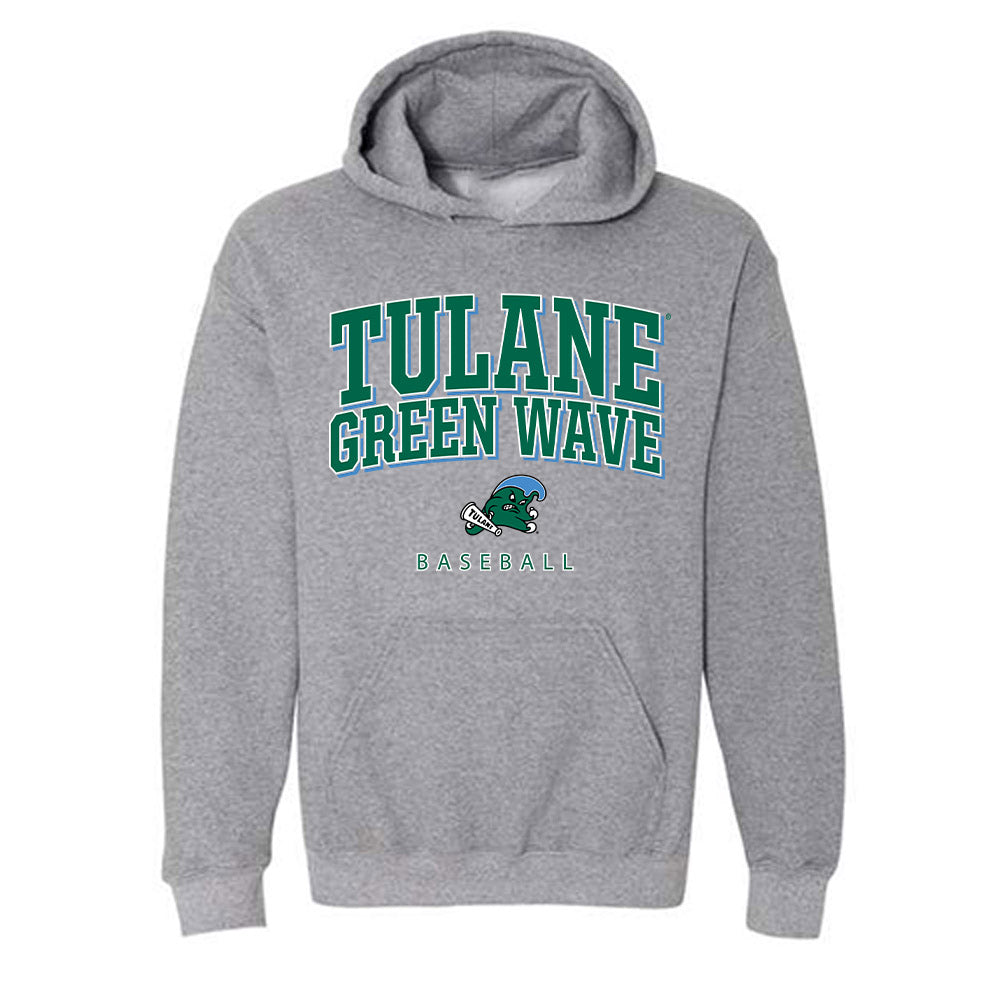 Tulane - NCAA Baseball : Jack Brafa - Classic Shersey Hooded Sweatshirt-0