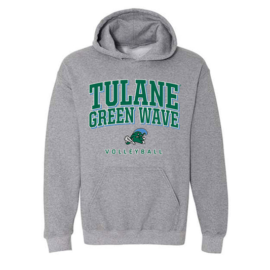 Tulane - NCAA Women's Volleyball : Avery Burks - Classic Shersey Hooded Sweatshirt-0