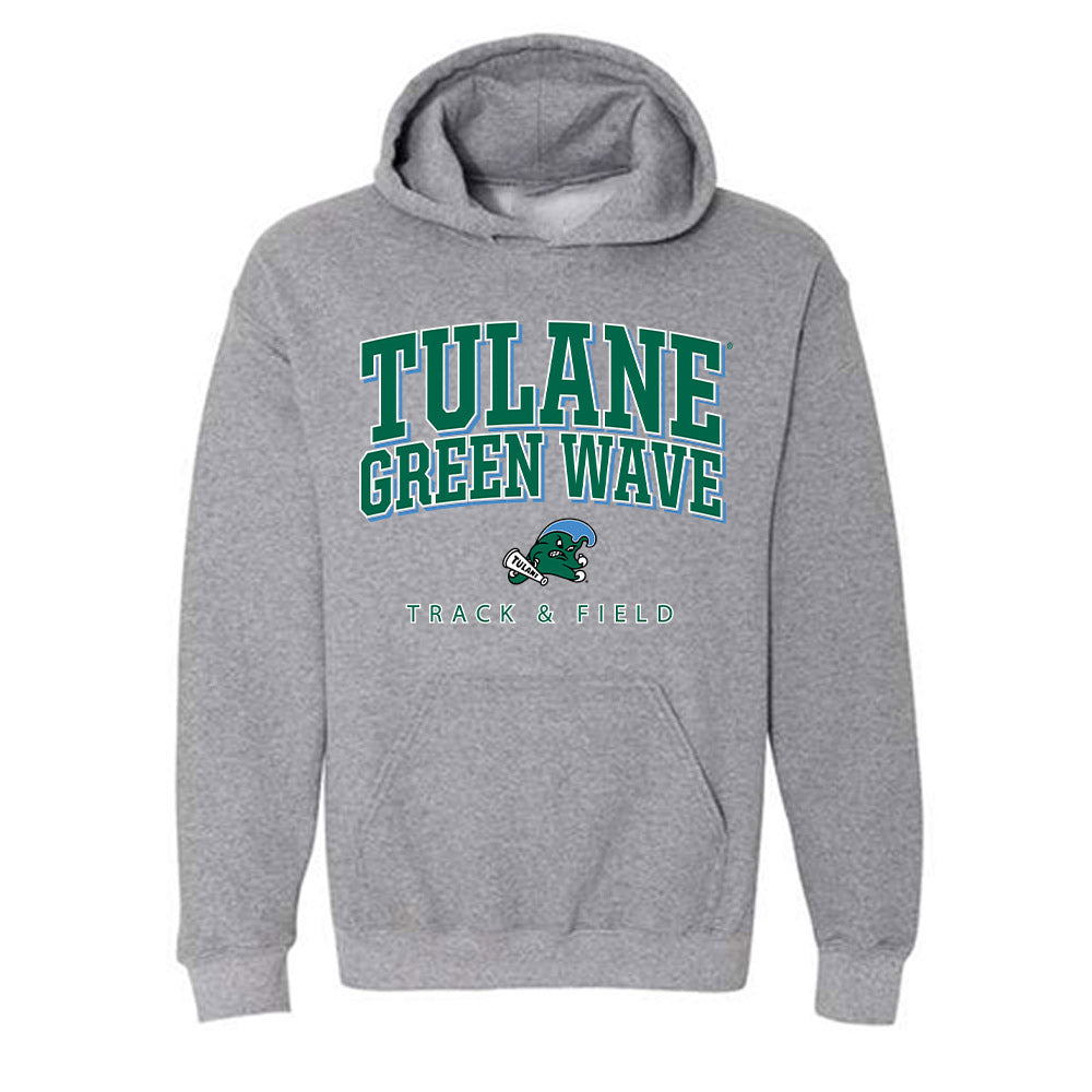 Tulane - NCAA Men's Track & Field : Lee Harris - Classic Shersey Hooded Sweatshirt-0