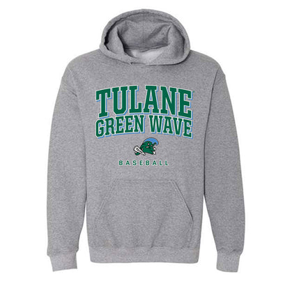 Tulane - NCAA Baseball : Max Mazinter - Classic Shersey Hooded Sweatshirt-0
