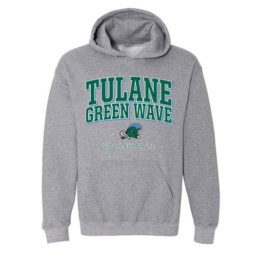 Tulane - NCAA Women's Volleyball : Madison McLin - Classic Shersey Hooded Sweatshirt-0