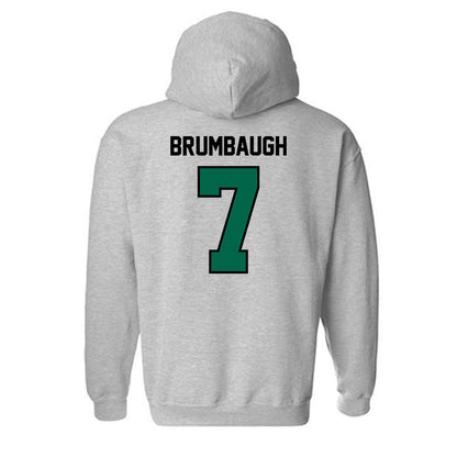 Tulane - NCAA Men's Basketball : Rowan Brumbaugh - Classic Shersey Hooded Sweatshirt-1