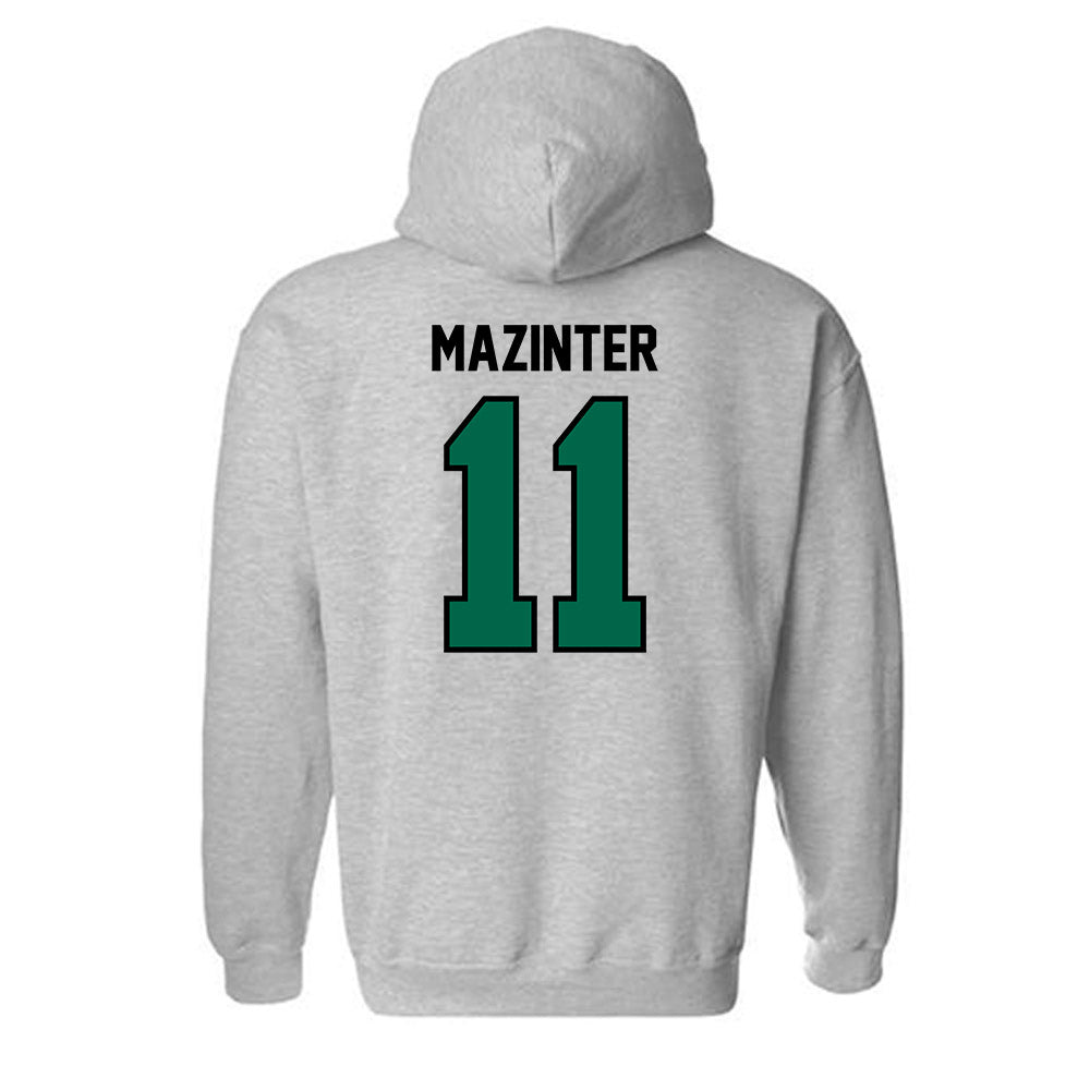 Tulane - NCAA Baseball : Max Mazinter - Classic Shersey Hooded Sweatshirt-1