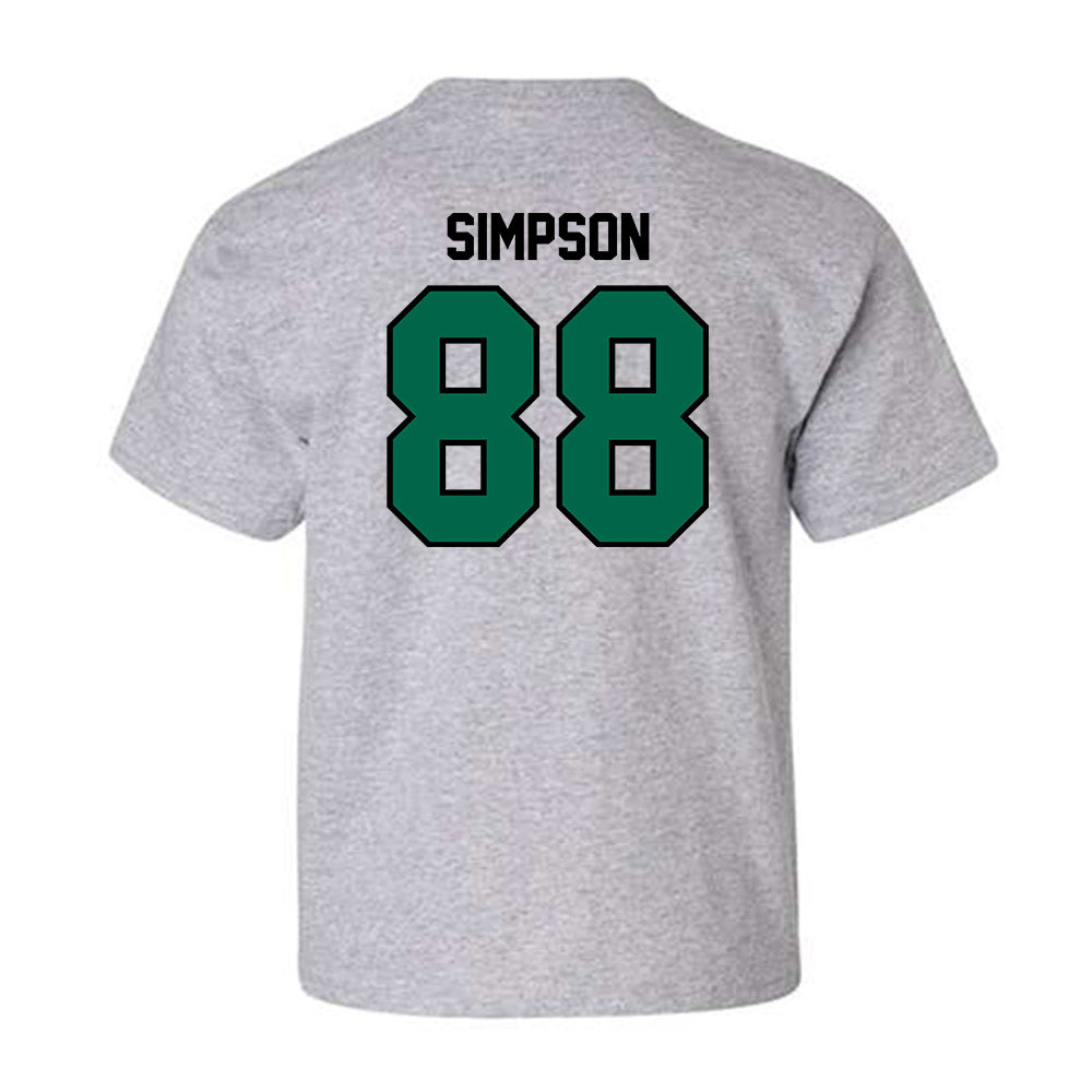 Tulane - NCAA Football : Colby Simpson - Classic Shersey Youth T-Shirt-1