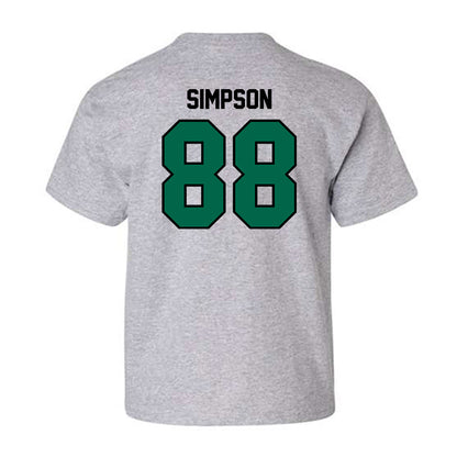 Tulane - NCAA Football : Colby Simpson - Classic Shersey Youth T-Shirt-1