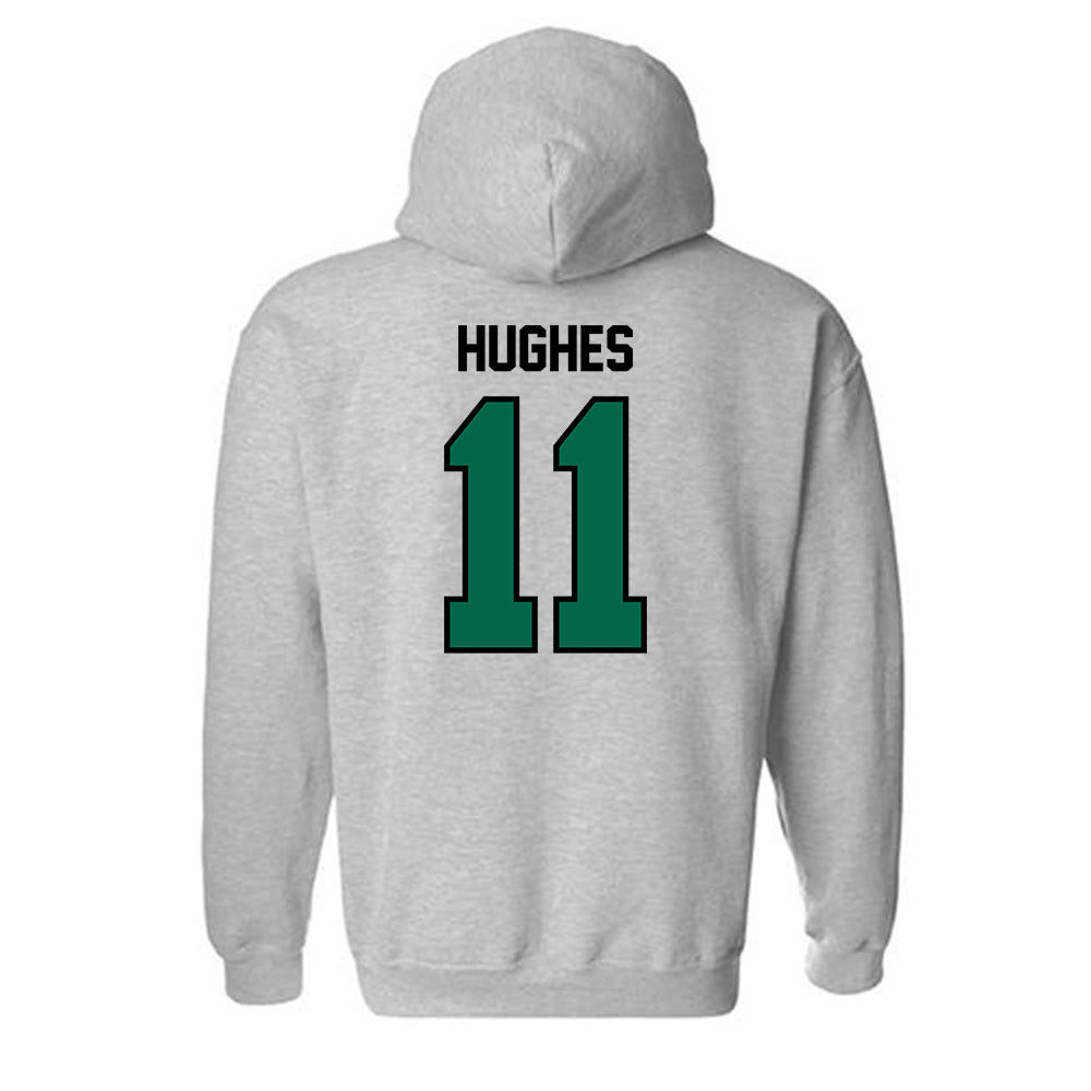 Tulane - NCAA Football : Dalton Hughes - Classic Shersey Hooded Sweatshirt-1
