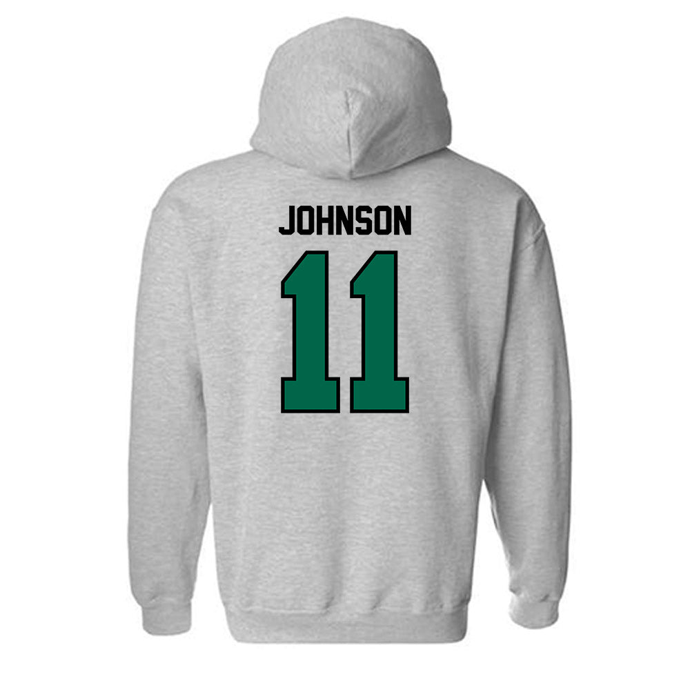 Tulane - NCAA Football : Trace Johnson - Classic Shersey Hooded Sweatshirt-1