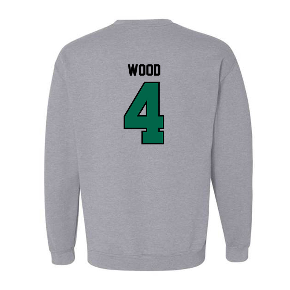 Tulane - NCAA Baseball : Tye Wood - Classic Shersey Crewneck Sweatshirt-1