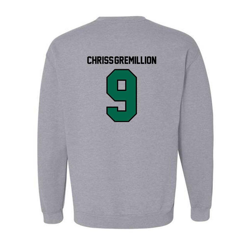 Tulane - NCAA Football : Zeon Chriss-Gremillion - Classic Shersey Crewneck Sweatshirt-1