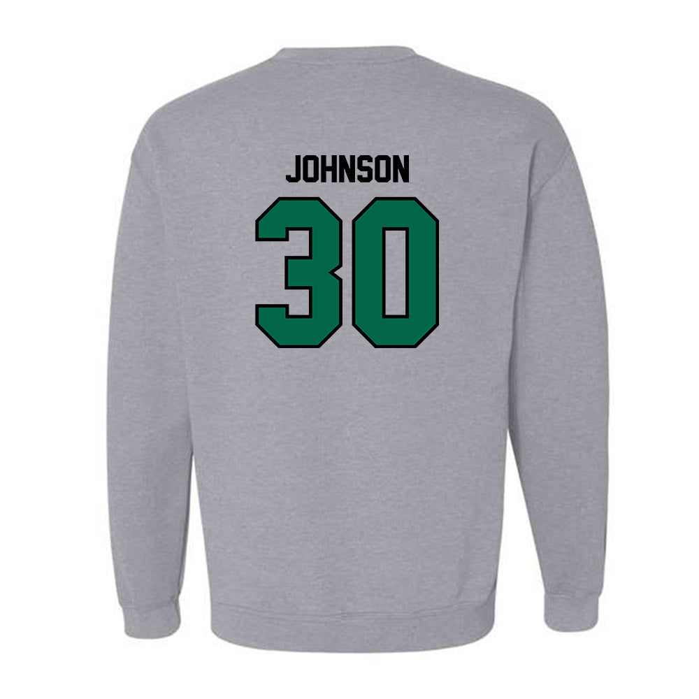 Tulane - NCAA Baseball : Nate Johnson - Classic Shersey Crewneck Sweatshirt-1