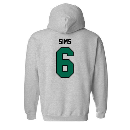 Tulane - NCAA Football : Joshua Sims - Classic Shersey Hooded Sweatshirt-1