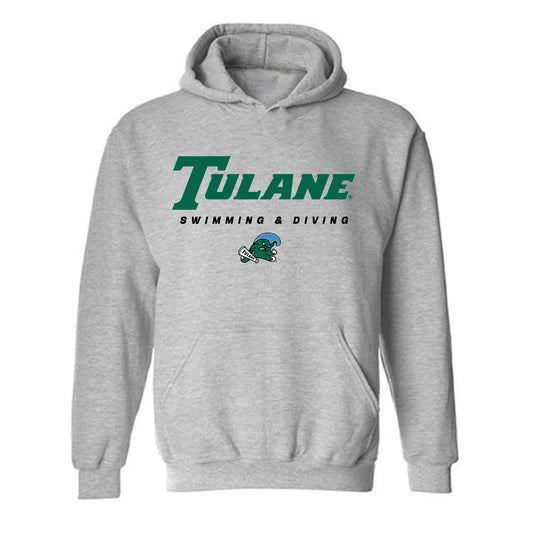 Tulane - NCAA Women's Swimming & Diving : Kaylee Daniell - Classic Shersey Hooded Sweatshirt-0