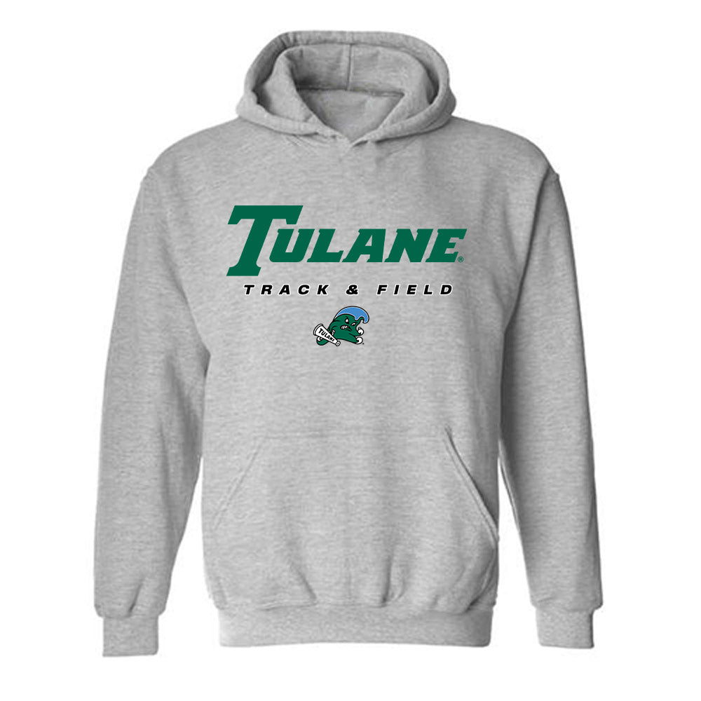 Tulane - NCAA Women's Track & Field : Addilyn Dufrene - Classic Shersey Hooded Sweatshirt-0