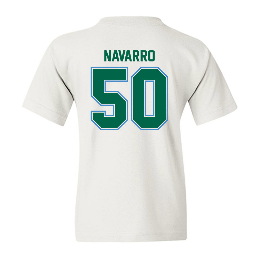 Tulane - NCAA Baseball : LuisPablo Navarro - Youth T-Shirt-1